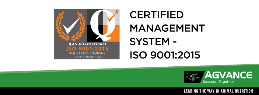 ISO Certified | Agvance Nutrition